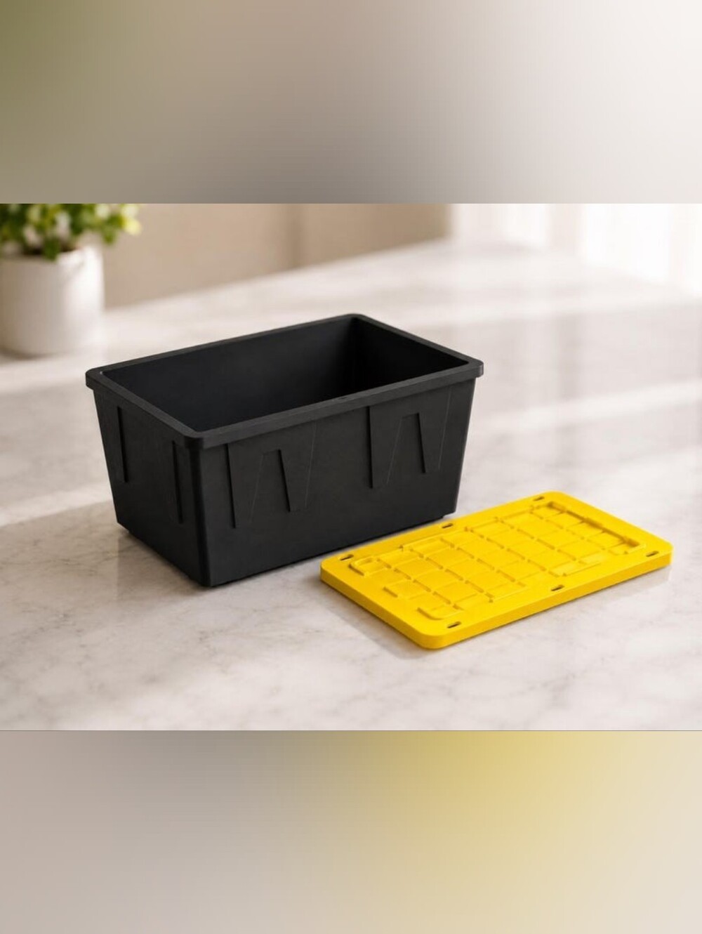 Mini Plastic Storage Bin with Lid